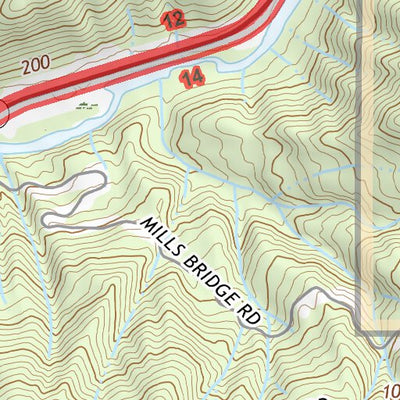 45123SW Page 7 Yamhill River Topo Preview 2