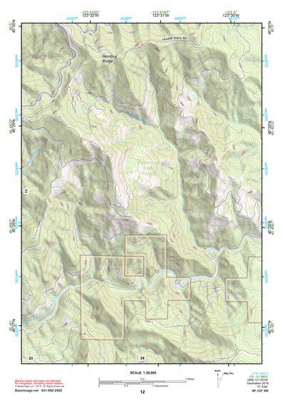 45123SW Page 12 Yamhill River Topo Preview 1