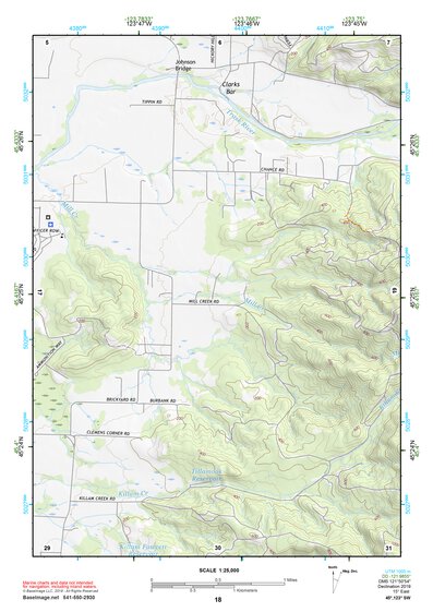 45123SW Page 18 Yamhill River Topo Preview 1