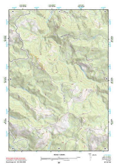 45123SW Page 23 Yamhill River Topo Preview 1