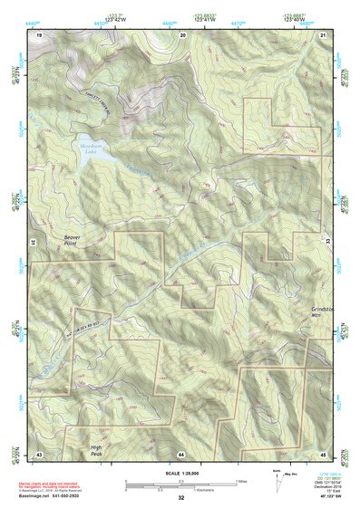 45123SW Page 32 Yamhill River Topo Preview 1