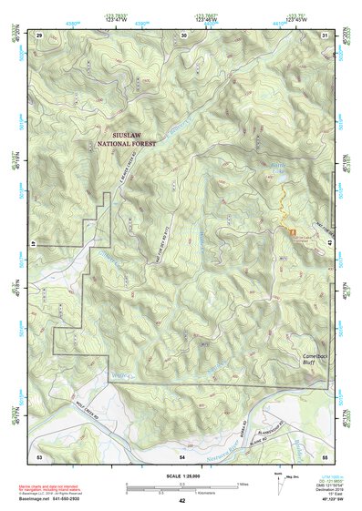 45123SW Page 42 Yamhill River Topo Preview 1