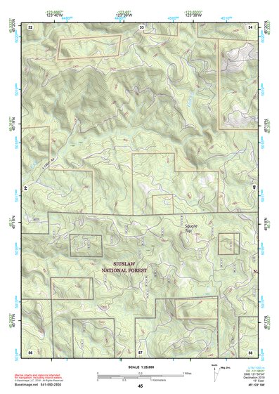 45123SW Page 45 Yamhill River Topo Preview 1