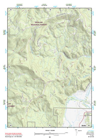45123SW Page 51 Yamhill River Topo Preview 1