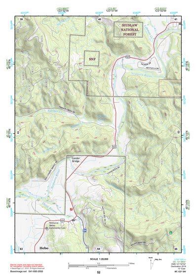 45123SW Page 52 Yamhill River Topo Preview 1