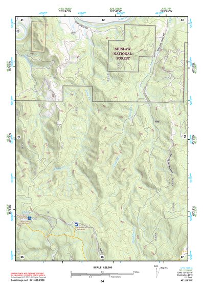 45123SW Page 54 Yamhill River Topo Preview 1
