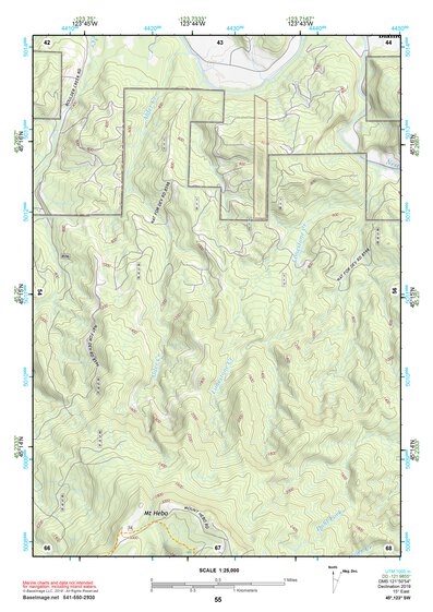 45123SW Page 55 Yamhill River Topo Preview 1