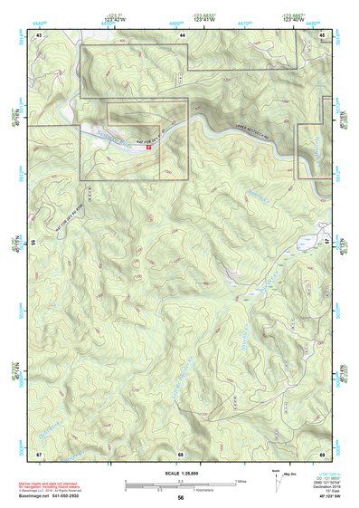 45123SW Page 56 Yamhill River Topo Preview 1