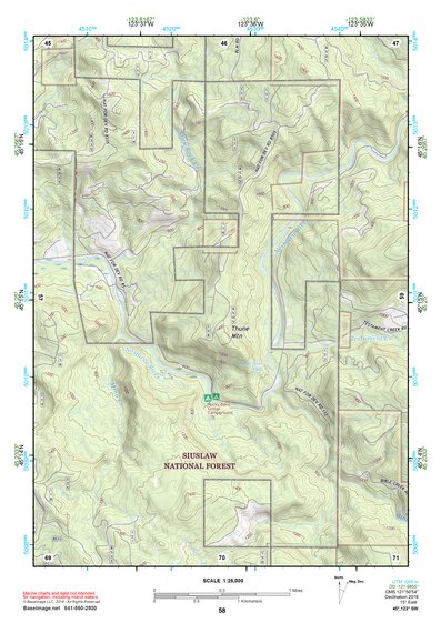 45123SW Page 58 Yamhill River Topo Preview 1