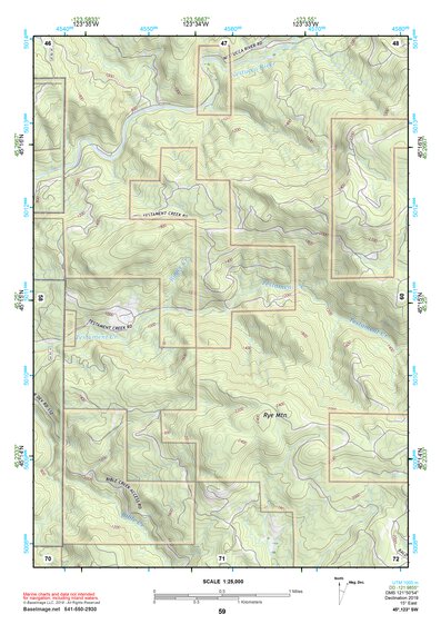 45123SW Page 59 Yamhill River Topo Preview 1