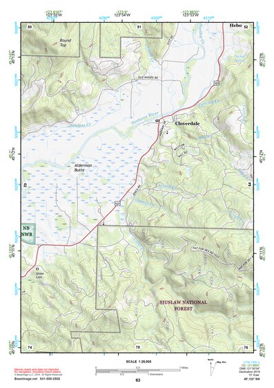 45123SW Page 63 Yamhill River Topo Preview 1