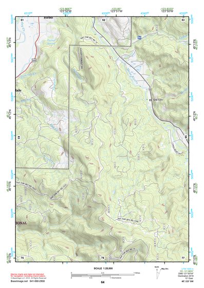 45123SW Page 64 Yamhill River Topo Preview 1