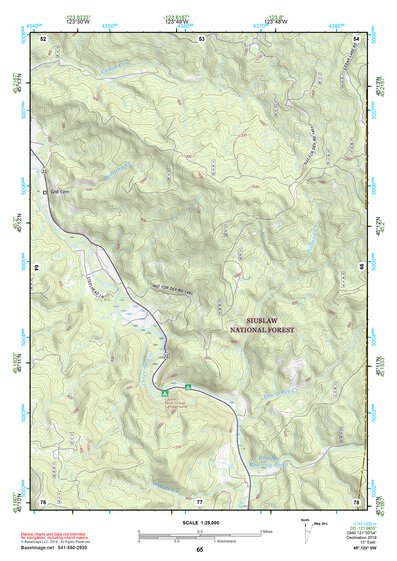 45123SW Page 65 Yamhill River Topo Preview 1