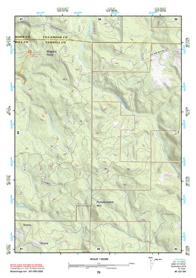 45123SW Page 70 Yamhill River Topo Preview 1
