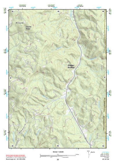 45123SW Page 77 Yamhill River Topo Preview 1