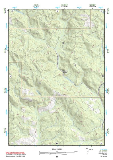 45123SW Page 80 Yamhill River Topo Preview 1