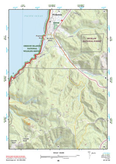 45123SW Page 85 Yamhill River Topo Preview 1
