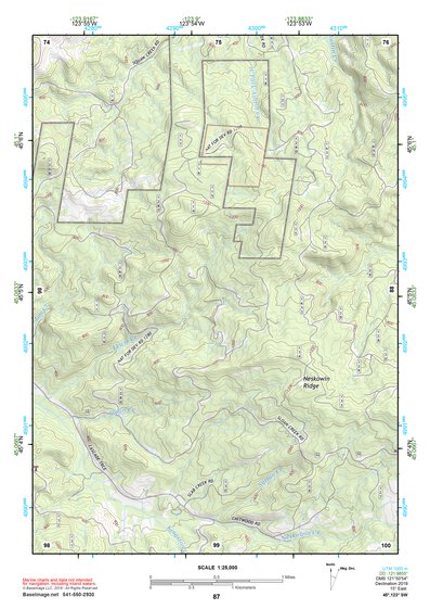 45123SW Page 87 Yamhill River Topo Preview 1