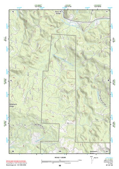 45123SW Page 88 Yamhill River Topo Preview 1