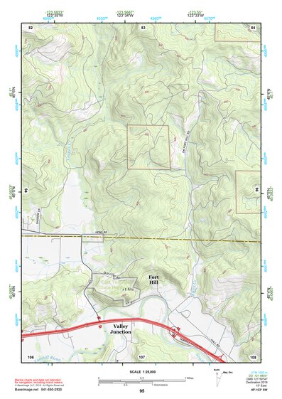 45123SW Page 95 Yamhill River Topo Preview 1