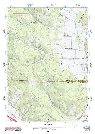 45123SW Page 96 Yamhill River Topo Preview 1
