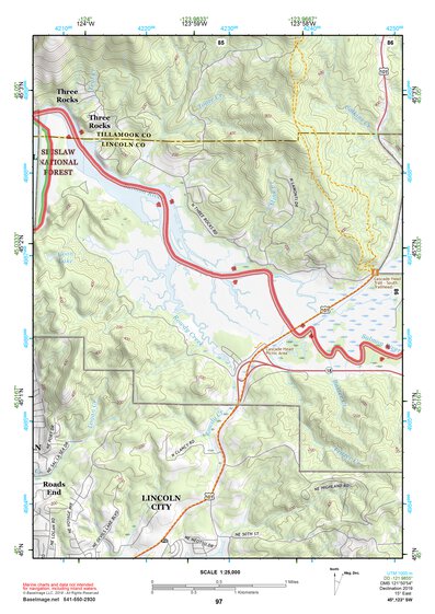 45123SW Page 97 Yamhill River Topo Preview 1
