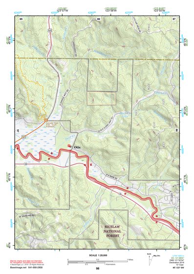 45123SW Page 98 Yamhill River Topo Preview 1