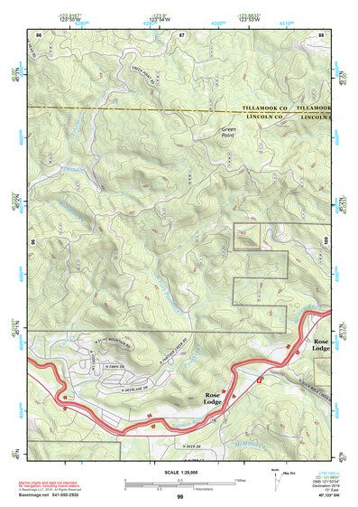 45123SW Page 99 Yamhill River Topo Preview 1