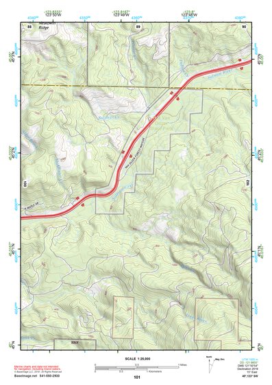 45123SW Page 101 Yamhill River Topo Preview 1