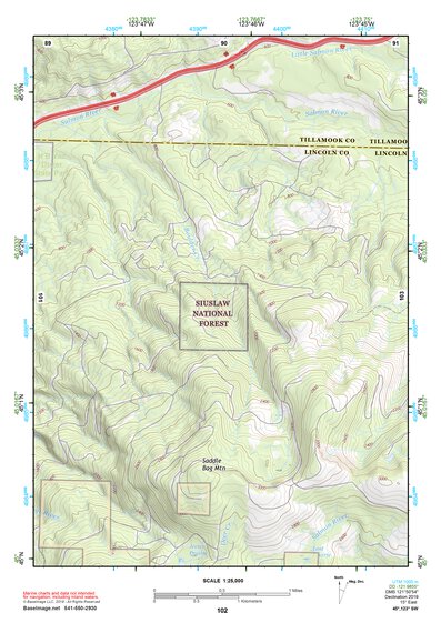 45123SW Page 102 Yamhill River Topo Preview 1