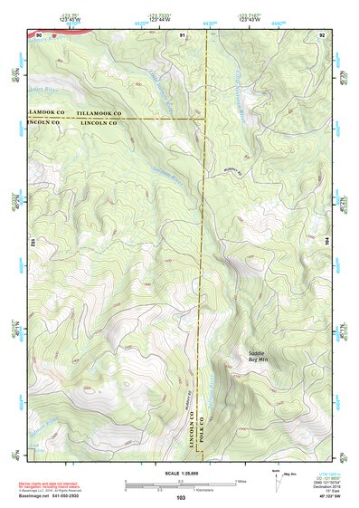 45123SW Page 103 Yamhill River Topo Preview 1