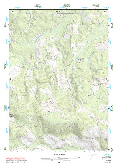 45123SW Page 104 Yamhill River Topo Preview 1