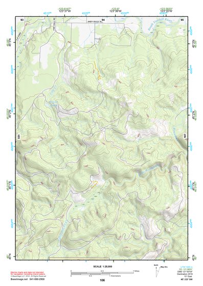 45123SW Page 106 Yamhill River Topo Preview 1