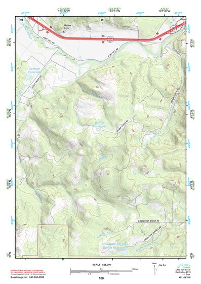45123SW Page 108 Yamhill River Topo Preview 1
