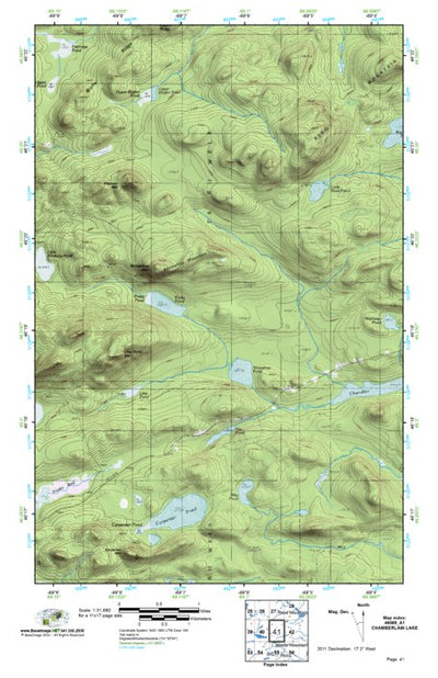 (46069a1) Page 041 Chamberlain Lake Preview 1