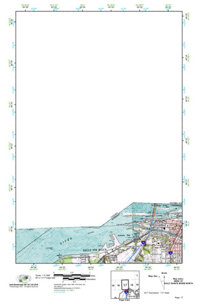 (46084e1) Page 017 Sault Sainte Marie North Preview 1