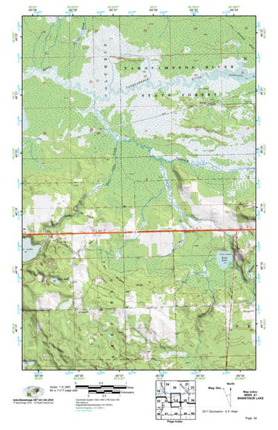 (46085a1) Page 034 Manistique Lake Preview 1