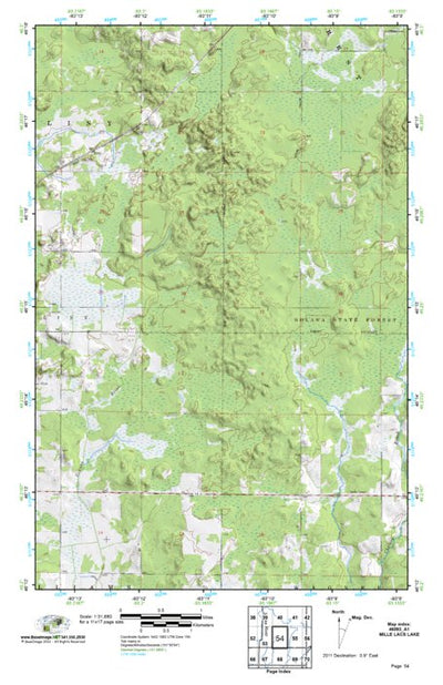 (46093a1) Page 054 Mille Lacs Lake Preview 1