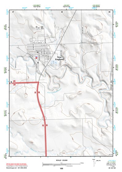 46102NW Page 100 Dickinson Topo Preview 1
