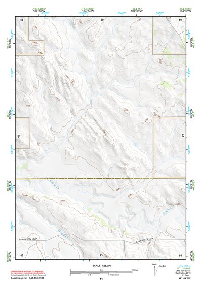 46104NW Page 71 Wibaux Topo Preview 1