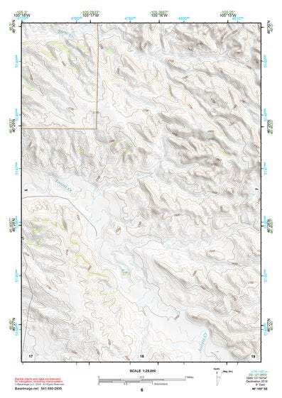 46105SE Page 6 Miles City Topo Preview 1