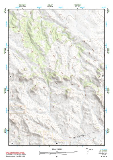 46105SE Page 9 Miles City Topo Preview 1