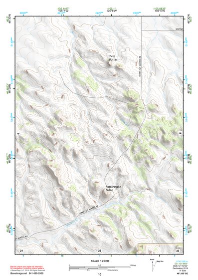 46105SE Page 10 Miles City Topo Preview 1