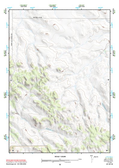 46105SE Page 11 Miles City Topo Preview 1