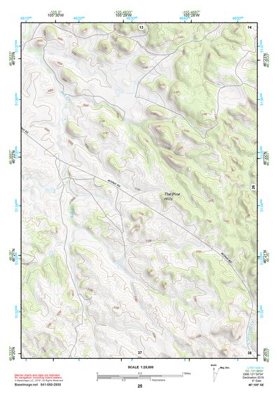 46105SE Page 25 Miles City Topo Preview 1