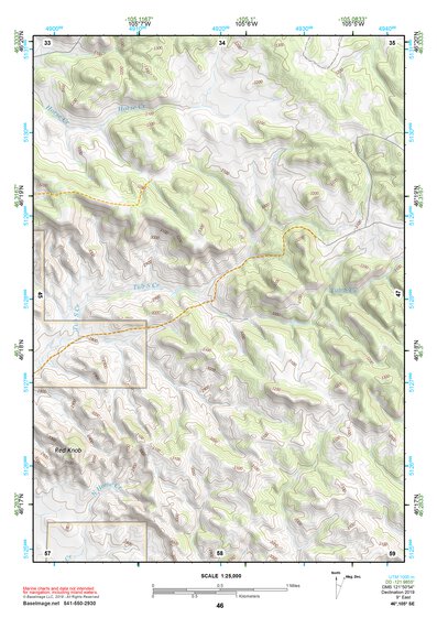 46105SE Page 46 Miles City Topo Preview 1