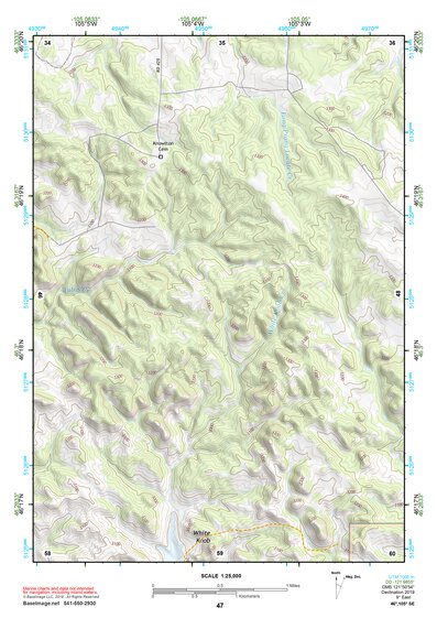 46105SE Page 47 Miles City Topo Preview 1