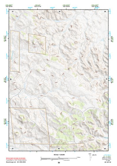 46105SE Page 50 Miles City Topo Preview 1