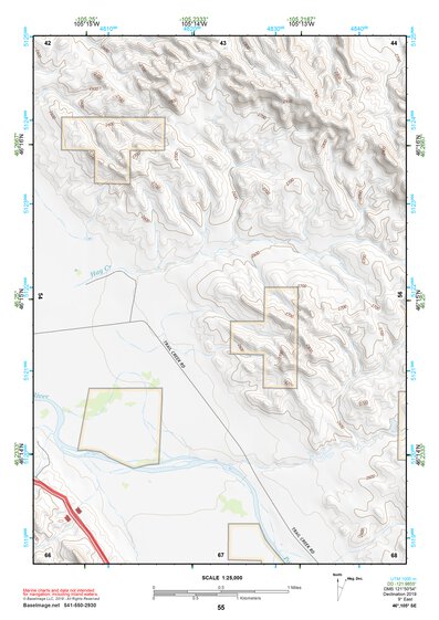 46105SE Page 55 Miles City Topo Preview 1
