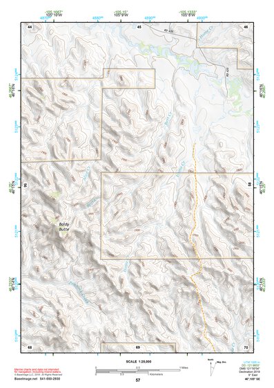 46105SE Page 57 Miles City Topo Preview 1